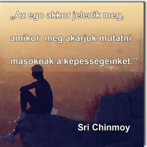 Hűtőmágnes idézettel - Az ego akkor jelenik meg Hűtőmágnes idézettel - Az ego akkor jelenik meg