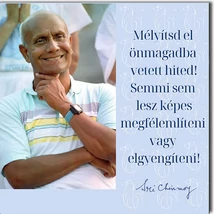 Hűtőmágnes idézettel - Mélyítsd el önmagadba vetett hited