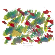 Sri Chinmoy - Jharna Kala festmény reprodukció - 45,9×60,9 cm - Peace is precious - sorsnavishop.hu