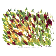 Sri Chinmoy - Jharna Kala festmény reprodukció - 45,9×60,9 cm - Peace blossoms - sorsnavishop.hu