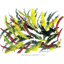 Sri Chinmoy - Jharna Kala festmény reprodukció - 45,9×60,9 cm - When you give peace - sorsnavishop.hu