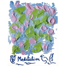 Sri Chinmoy - Jharna Kala festmény reprodukció - 45,9×60,9 cm - Meditation - sorsnavishop.hu