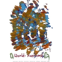 Sri Chinmoy - Jharna Kala festmény reprodukció - 45,9×60,9 cm - World-harmony - sorsnavishop.hu