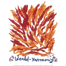 Sri Chinmoy - Jharna Kala festmény reprodukció - 45,9×60,9 cm - World-harmony - sorsnavishop.hu