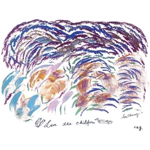 Sri Chinmoy - Jharna Kala festmény reprodukció - 45,9×60,9 cm - Love the children - sorsnavishop.hu