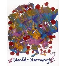 Sri Chinmoy - kasírozott Jharna Kala festmény reprodukció - World-Harmony - Világharmónia 2 - sorsnavishop.hu Sri Chinmoy - kasírozott Jharna Kala festmény reprodukció - World-Harmony - Világharmónia 2 - sorsnavishop.hu