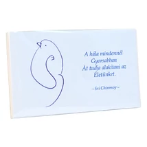 Színes hála aforizmakártyák Sri Chinmoy madárrajzaival 2 Színes hála aforizmakártyák Sri Chinmoy madárrajzaival 2